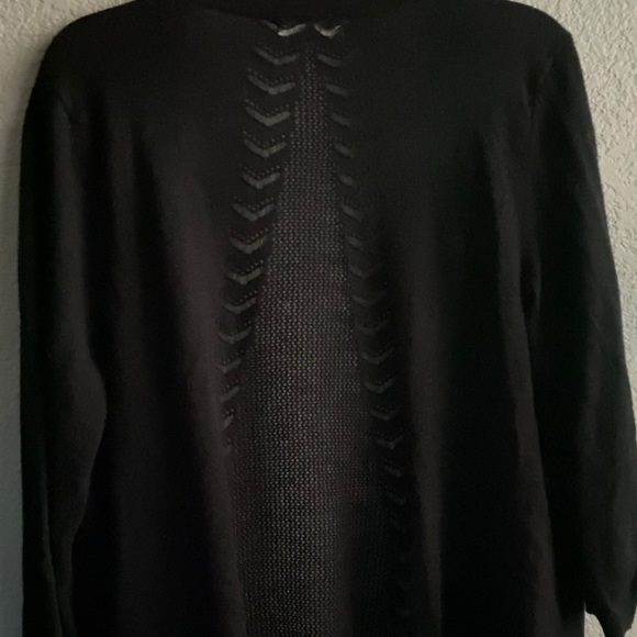 Maurices Black Cardigan, Mid-Sleeve - Picture 2 of 3